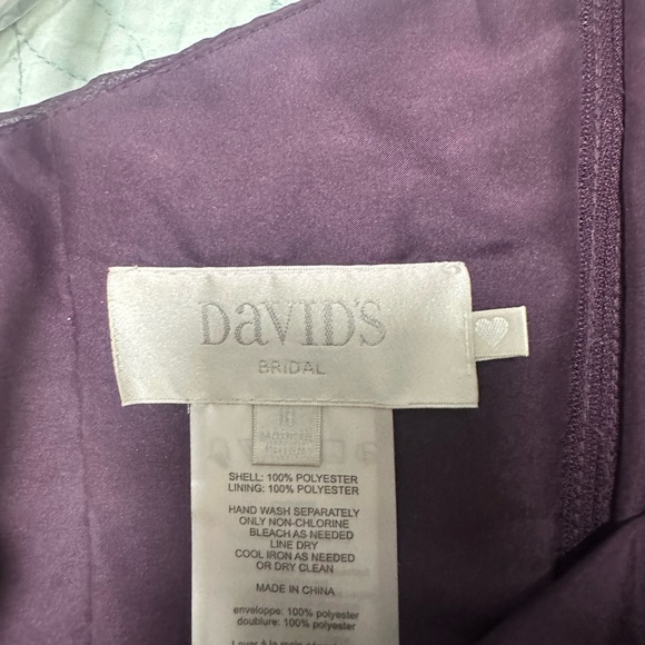 Bridesmaid dress plum - Picture 5 of 6